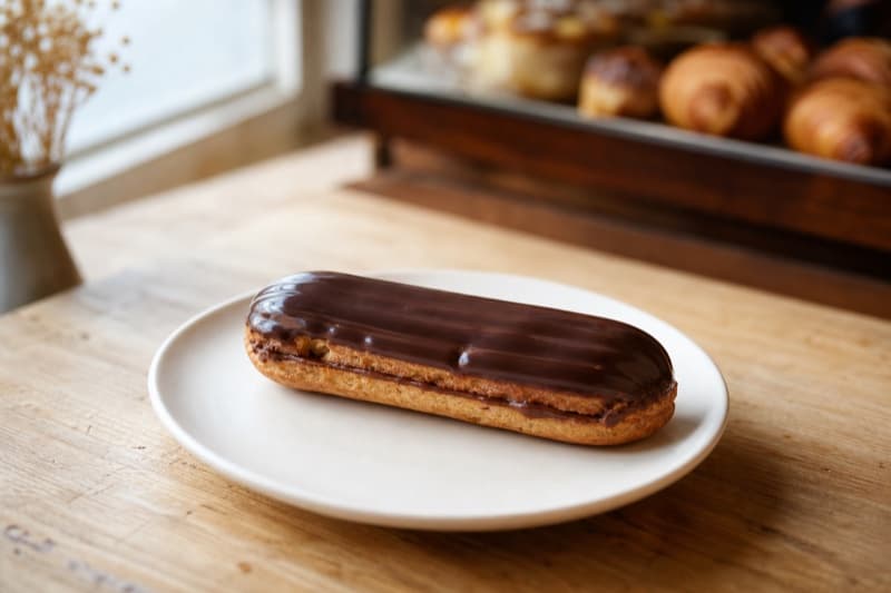 Éclair au chocolat