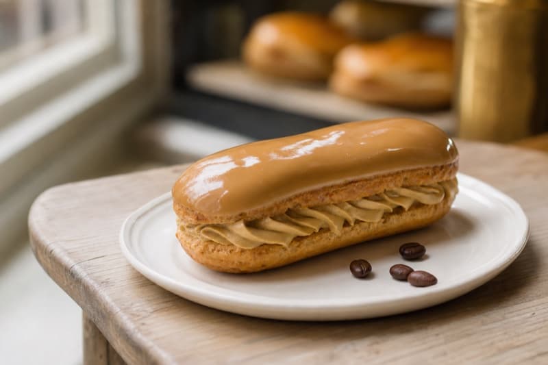 Éclair au café